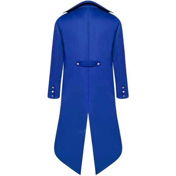 Gothic Tailcoat Victorian Costume Jacket Renaissance Pirate Vampire Frock Coat L - Picture 3 of 4